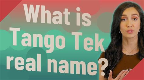 Tangotek real name. Things To Know About Tangotek real name. 